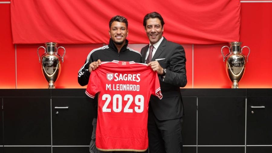 Marcos Leonardo assinou contrato com o Benfica até junho de 2029