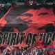 Faixa na torcida do Kashima Antlers homenageia Zico - Toshifumi Kitamura/AFP