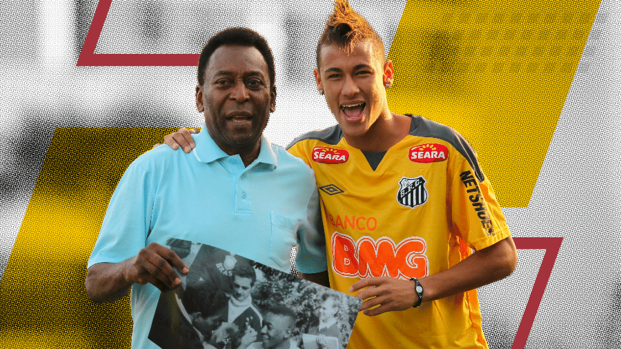Pele e Neymar - Arte/UOL