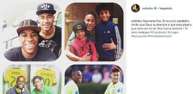 robinho - reprodução/Instagram - reprodução/Instagram