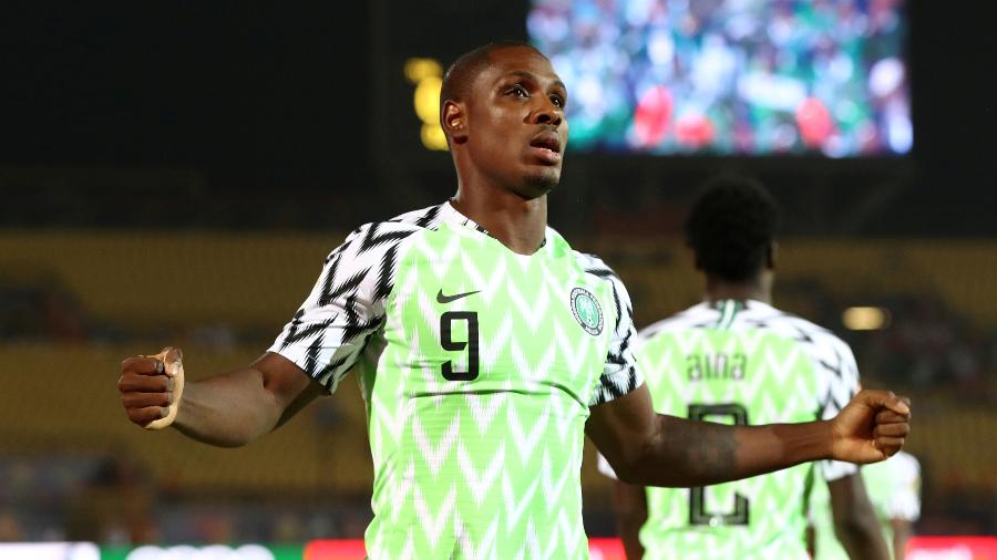 Ighalo comemora gol pela seleção da Nigéria - REUTERS/Sumaya Hisham