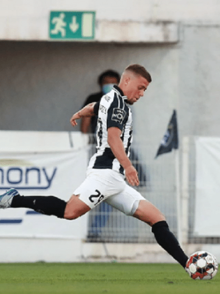 Lucas Fernandes, durante partida entre Portimonense e Gil Vicente, pelo Campeonato Português - Divulgação/Portimonense