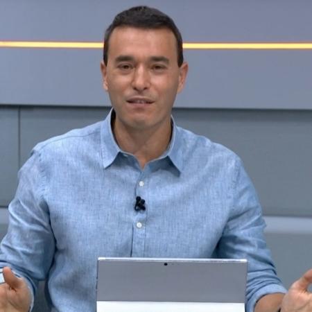 André Rizek, apresentador do Grupo Globo - Reprodução/SporTV