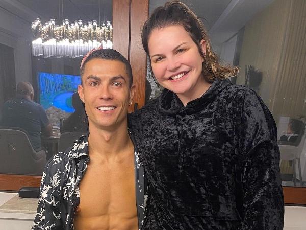 Cristiano Ronaldo ao lado da irmã Katia Aveiro