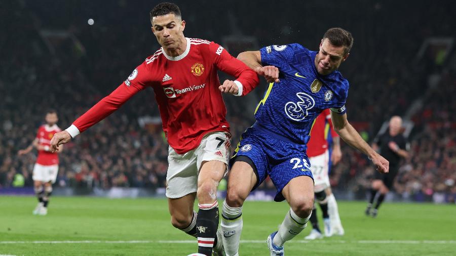 Cristiano Ronaldo salva, e United busca empate com Chelsea no