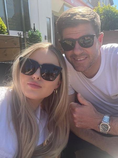 Steven Gerrard e sua filha Lilly-Ella, de 18 anos - Reprodução/Instagram
