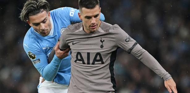 GazetaWeb - City cede empate ao Tottenham e perde vice-liderança do Inglês