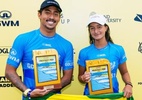 Luana Silva e Samuel Pupo são vice-campeões em Gold Coast - Cait Miers/World Surf League