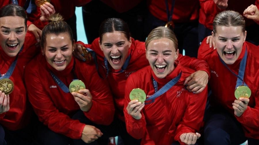 Time de handebol feminino da Noruega leva ouro nas Olimpíadas de Paris