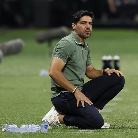 Abel Ferreira, técnico do Palmeiras, contra o Botafogo pelo Brasileirão