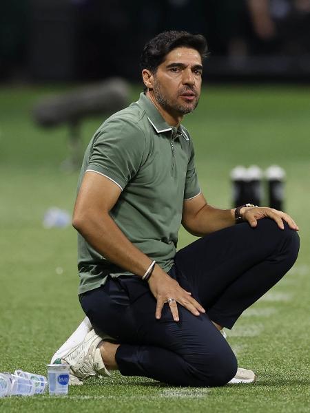 Abel Ferreira, técnico do Palmeiras, contra o Botafogo pelo Brasileirão - Cesar Greco/Palmeiras/by Canon