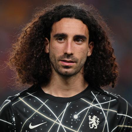 Cucurella, lateral do Chelsea, durante jogo contra o Espérance no Mundial