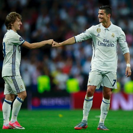 Luka Modric jogou por anos com Cristiano Ronaldo no Real Madrid - Gonzalo Arroyo Moreno/Getty Images