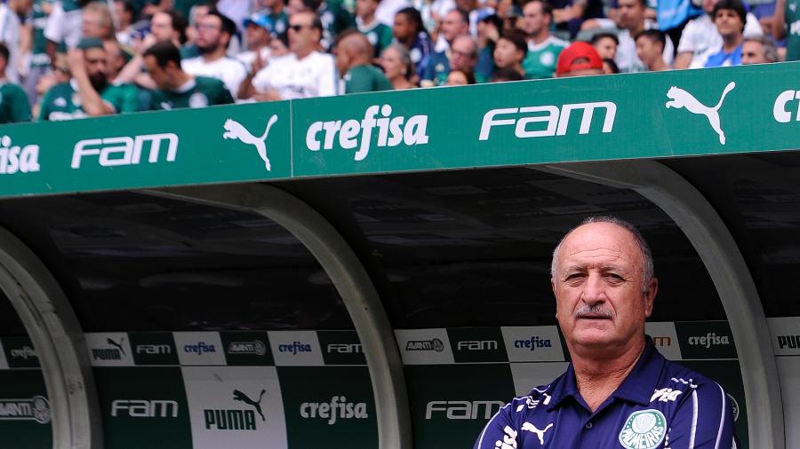 Felipão evitou falar sobre ataques ao ônibus do Palmeiras antes de a bola rolar - Alan Morici/Agif