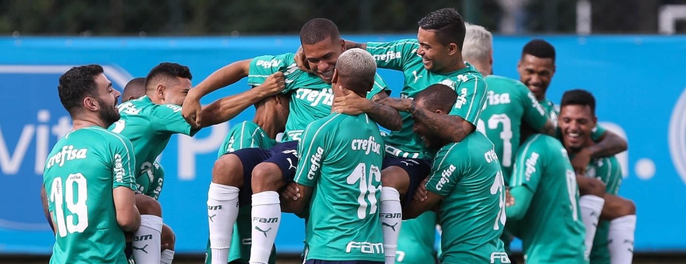 Treinos com Luxemburgo arrancam sorrisos dos atletas - Cesar Greco/Ag. Palmeiras/Divulgação