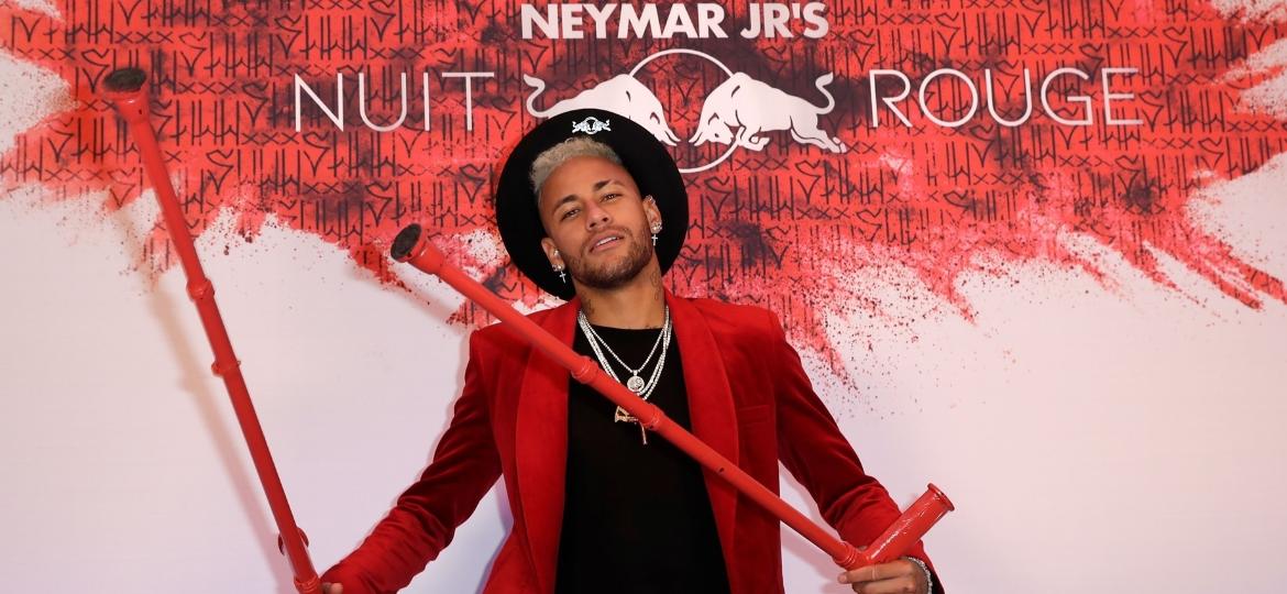 Festa temática de aniversário de Neymar em 2019, em Paris (França), foi promovida por patrocinadores individuais do atacante do PSG - Divulgação