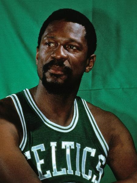 Retrato do legendário Bill Russell, maior vencedor da história do Boston Celtics e da NBA Retrato do legendário Bill Russell, maior vencedor da história do Boston Celtics e da NBA