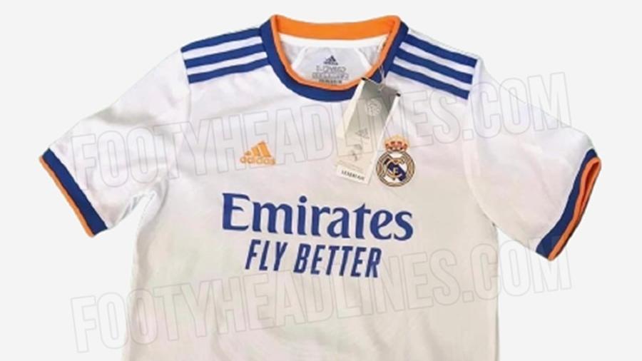 Site especializado divulga imagem do que seria a nova camisa do Real Madrid para a temporada 2021 - Reprodução