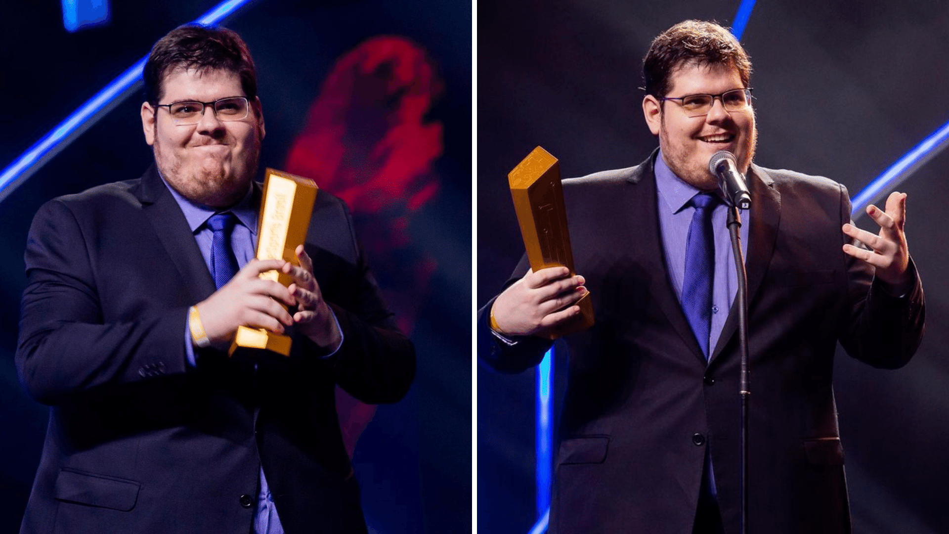 Casimiro foi eleito personalidade do ano de 2021 no Prêmio eSports Brasil