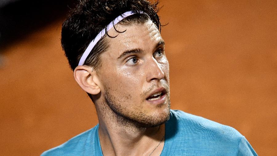 Dominic Thiem durante a primeira rodada do Rio Open em 2023 - Rio Open/Fotujump