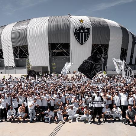 Organizadas do Atlético-MG estiveram na Arena MRV neste sábado (27) - Divulgação/Atlético-MG