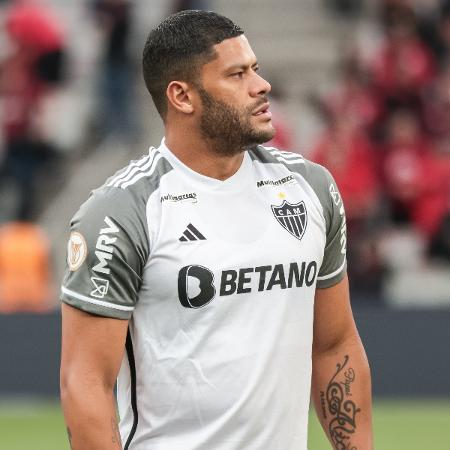 Hulk, do Atlético-MG, no jogo contra o Athletico-PR, pelo Brasileirão