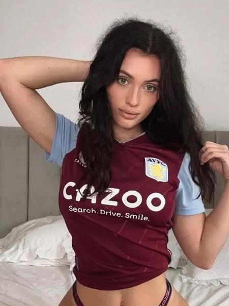 Atriz pornô Alexia Grace quer gravar conteúdo com estrela do Aston Villa, seu time preferido