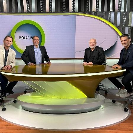 Carlos Belmonte e Rui Costa, diretores de futebol do São Paulo, participam do Bola da Vez, da ESPN