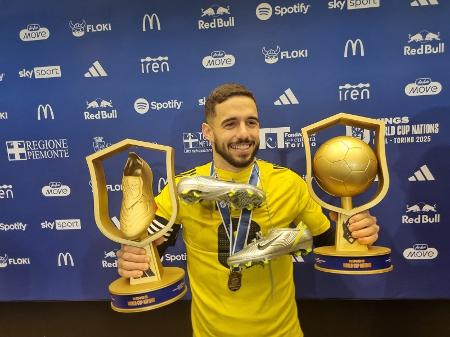 Kelvin foi artilheiro e melhor jogador da Kings League - André Lucena/UOL