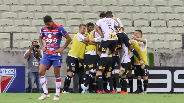 Jogadores do Corinthians - Pedro Chaves/AGIF - Pedro Chaves/AGIF