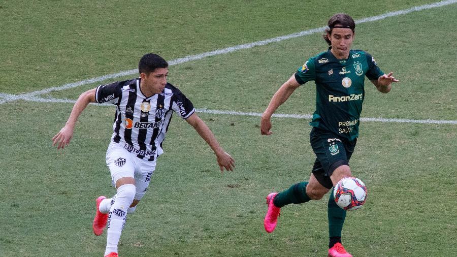 Savarino, do Atlético-MG durante partida contra o América-MG, pela final do Mineiro 2021 - Fernando Moreno/AGIF