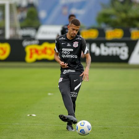 João Victor em treino do Corinthians - Rodrigo Coca/Agência Corinthians