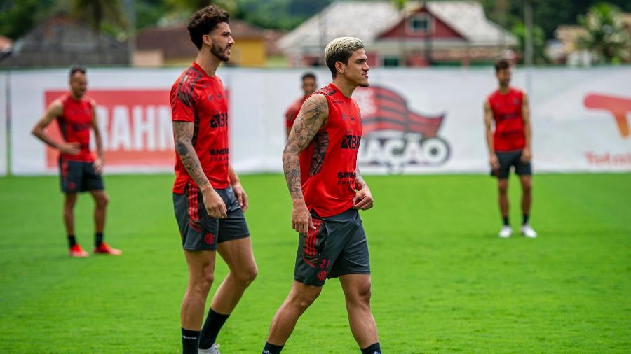 Considerados reservas, Gustavo Henrique e Pedro vivem expectativa por 2022 no Flamengo - Marcelo Cortes / Flamengo
