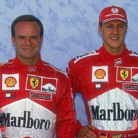 Rubens Barrichello deixou Michael Schumacher ultrapassá-lo em 2002 - Ferrari
