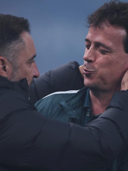 Vítor Pereira e Fernando Diniz se reencontram pouco mais de um mês após semifinal da Copa do Brasil - Ettore Chiereguini/AGIF