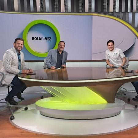 Raphael Veiga durante o programa "Bola da Vez", da ESPN - Divulgação