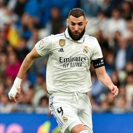 Benzema jogou a partida mancando desde o começo e mesmo assim conseguiu marcar - Ruben de la Fuente Perez/NurPhoto via Getty Images