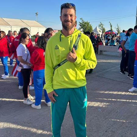 André Rienzo, jogador da seleção brasileira de beisebol