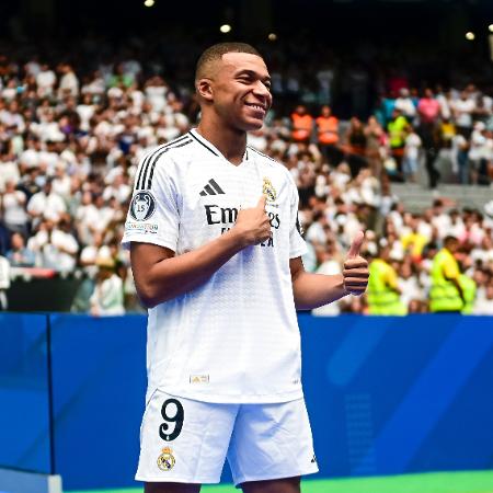 Mbappé é apresentado pelo Real Madrid