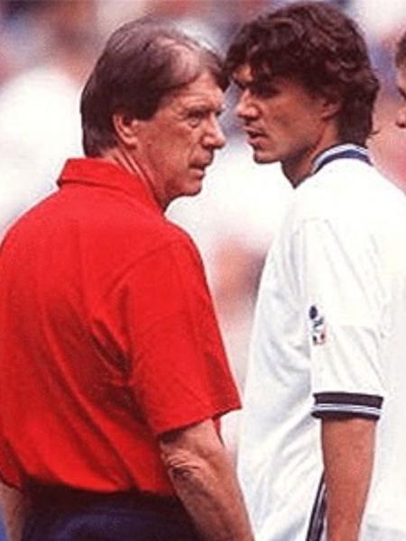 Cesare e Paolo Maldini (centro) são dois grandes ídolos do Milan, da Itália - Getty Images