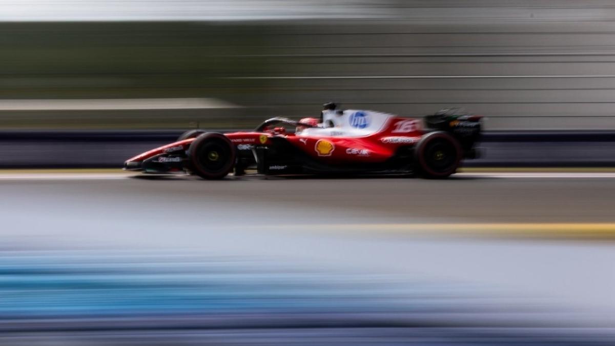 Leclerc lidera e nova Aston Martin quebra em primeiro treino na Hungria