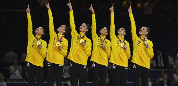 Brasil conquista ouro inédito no Mundial de ginástica rítmica