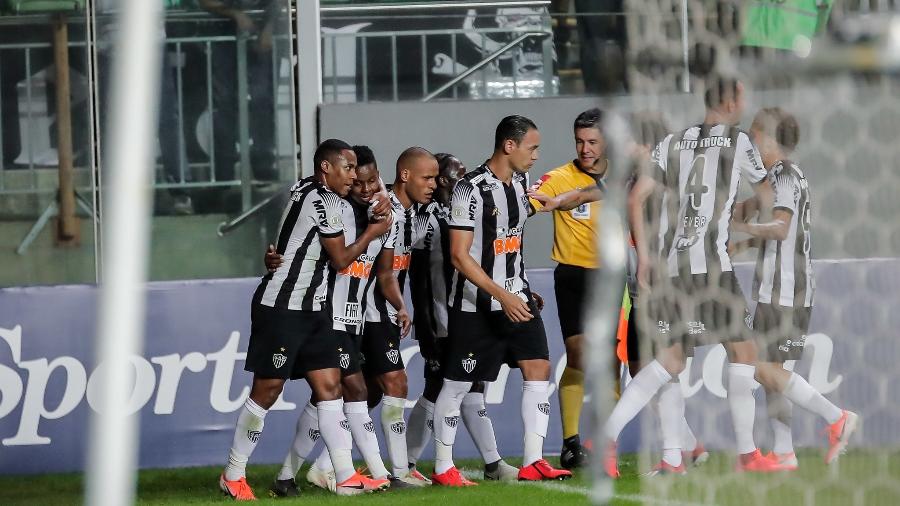 Jogadores do Atlético-MG comemoram gol marcado no Independência - Bruno Cantini/Atlético-MG