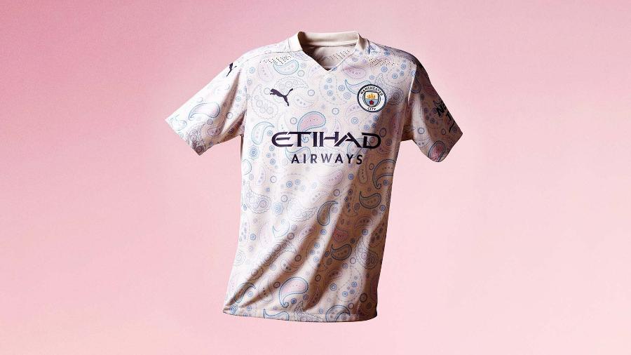 Camisa três do Manchester City para a temporada 2020/21 - Reprodução/Manchester City