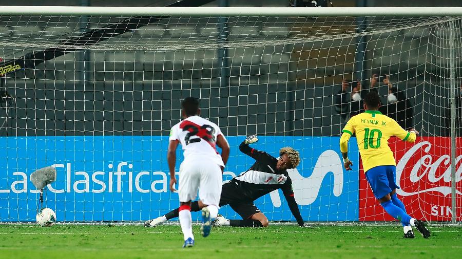 O Peru de Gallese (foto) sofreu gols em todos os jogos de 2021 até agora - Daniel Apuy/Getty Images