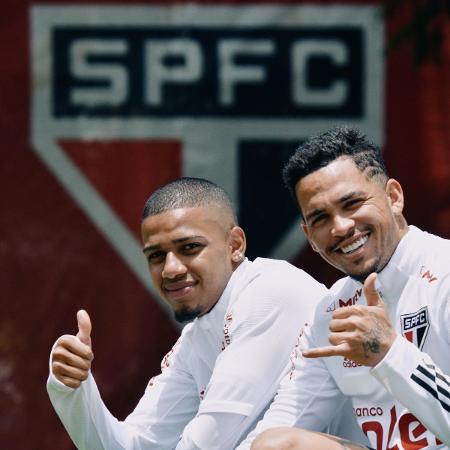 Brenner e Luciano foram artilheiros na temporada 2020 - Divulgação/São Paulo