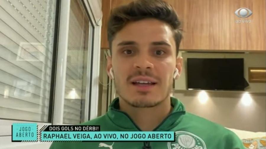 Raphael Veiga vê provocações justas após goleada sobre o Corinthians - Reprodução/Band