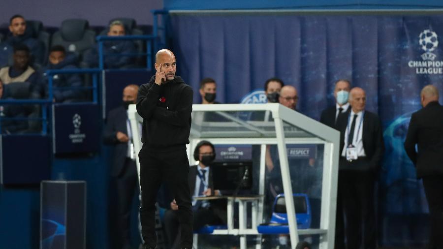 Pep Guardiola analisa atuação do City contra o PSG na Liga dos Campeões - GettyImages