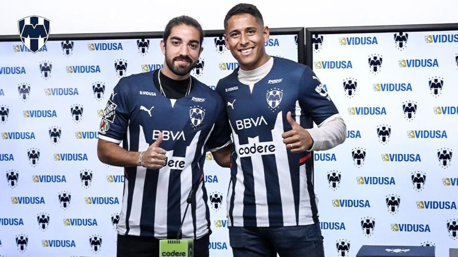Rodolfo Pizarro e Luis Romo são os reforços do Monterrey para 2022 - Divulgação