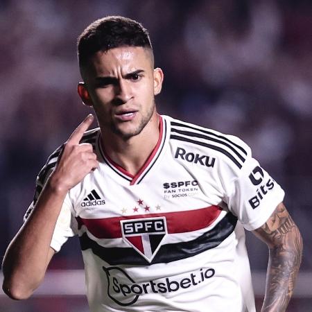 Rodrigo Nestor comemora gol marcado pelo São Paulo  - Ettore Chiereguini/AGIF